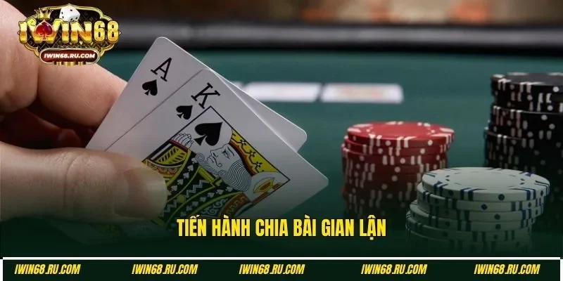 Sử dụng chia bài gian lận trong cách bịp chơi Poker