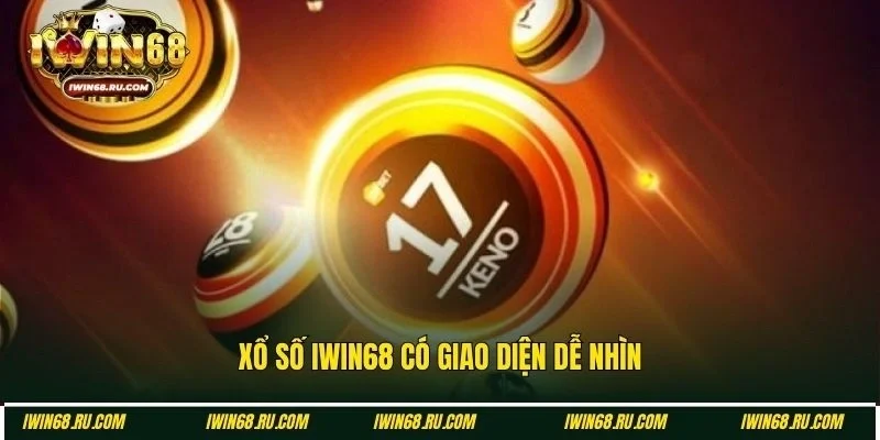 Chuyên mục xổ số Iwin68 sở hữu giao diện bắt mắt